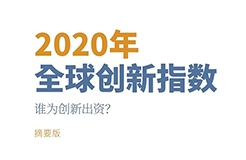 重磅！！！WIPO 發(fā)布《2020年全球創(chuàng)新指數(shù)（GII）》中文版