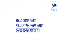 《重點國家地區(qū)知識產權海關保護政策及流程指引》全文發(fā)布！