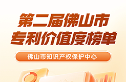 5周年丨第二屆佛山市專利價值度榜單