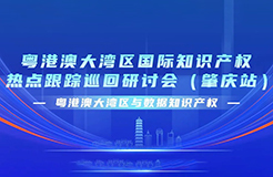 今日9:30直播！粵港澳大灣區(qū)國際知識產(chǎn)權(quán)熱點跟蹤巡回研討會（肇慶站）來了