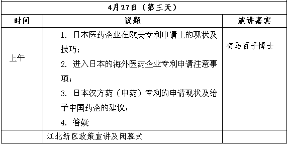 【活動(dòng)邀請(qǐng)】關(guān)于舉辦中國(guó)醫(yī)藥企業(yè)國(guó)外專(zhuān)利培訓(xùn)會(huì)的通知