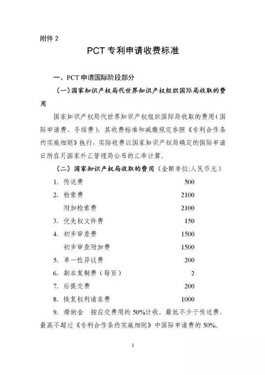 國家發(fā)改委、財政部：重新核發(fā)專利收費(fèi)標(biāo)準(zhǔn)（附價格）