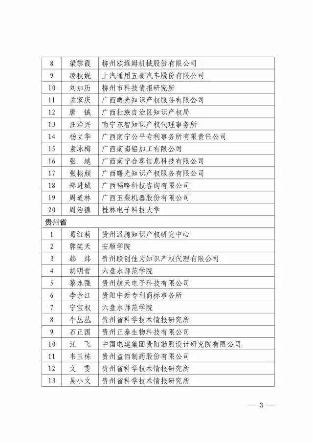 第二期「全國(guó)專利信息實(shí)務(wù)人才」名單公布（附336名人才信息）