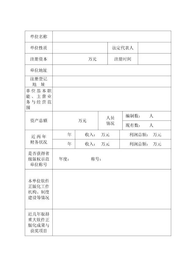 國家版權(quán)局：統(tǒng)一啟用全國版權(quán)示范城市、示范單位等申報(bào)表通知（附申請(qǐng)表）