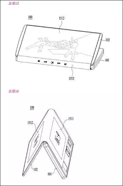 2018熱門「可折疊式手機(jī)專利圖紙」對(duì)比！