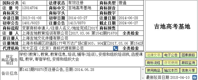 與高考有關的「趣味」商標！