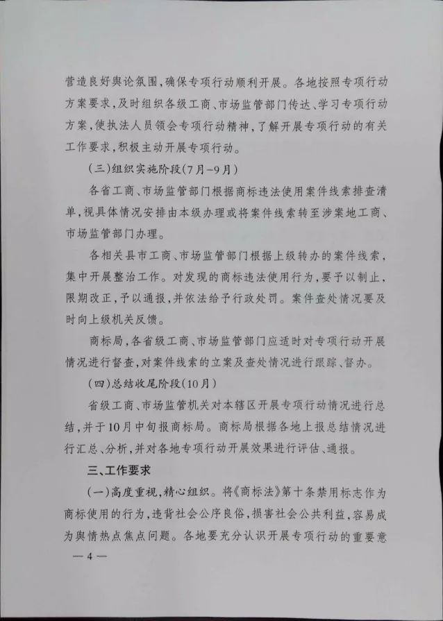 市場監(jiān)管總局：開展打擊使用未注冊商標違反商標法禁用條款行為！