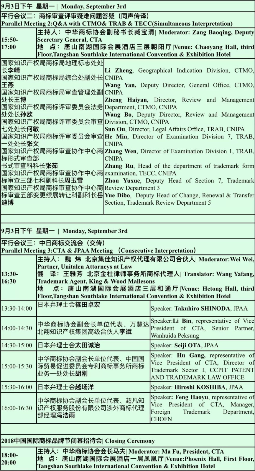 2018中國國際商標品牌節(jié)（議程全文）