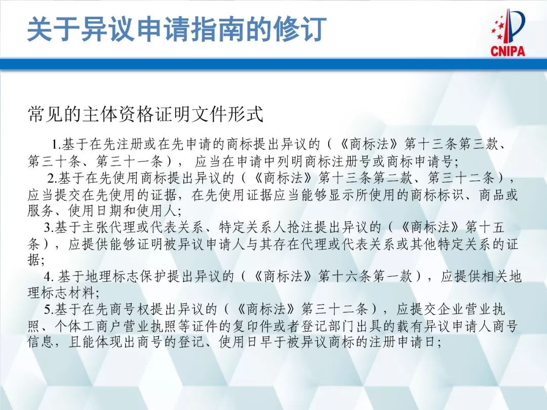 商標(biāo)局解讀：商標(biāo)異議的形式審查與問題分析