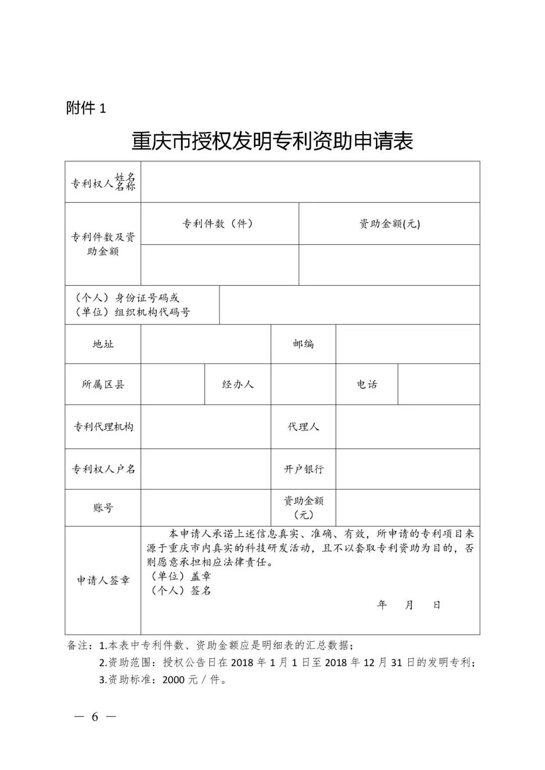 關(guān)于開(kāi)展2018年度市級(jí)專利資助的通知（全文）