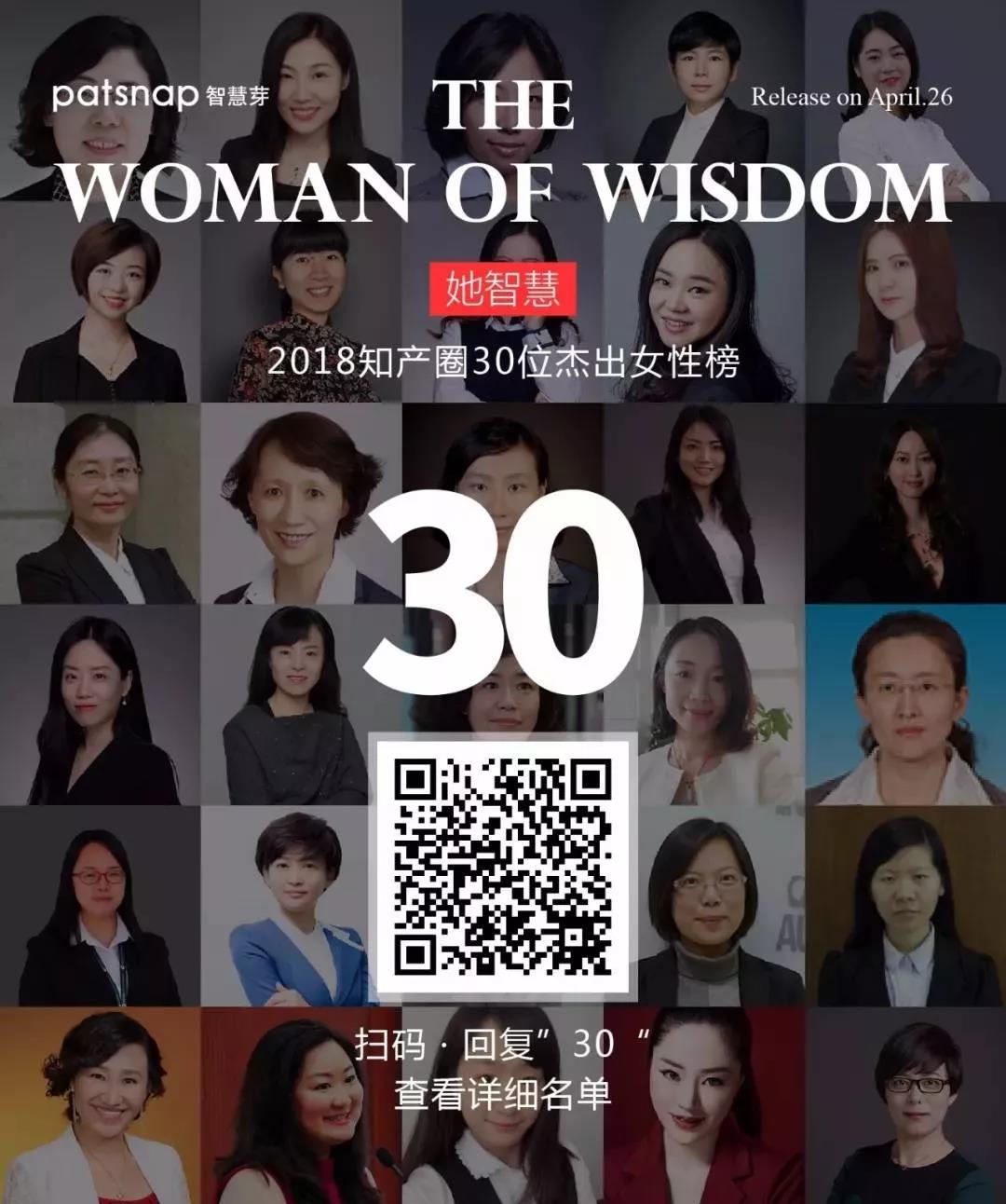 征集 | 2019 知產(chǎn)圈 30 位杰出女性：她智慧，她力量！