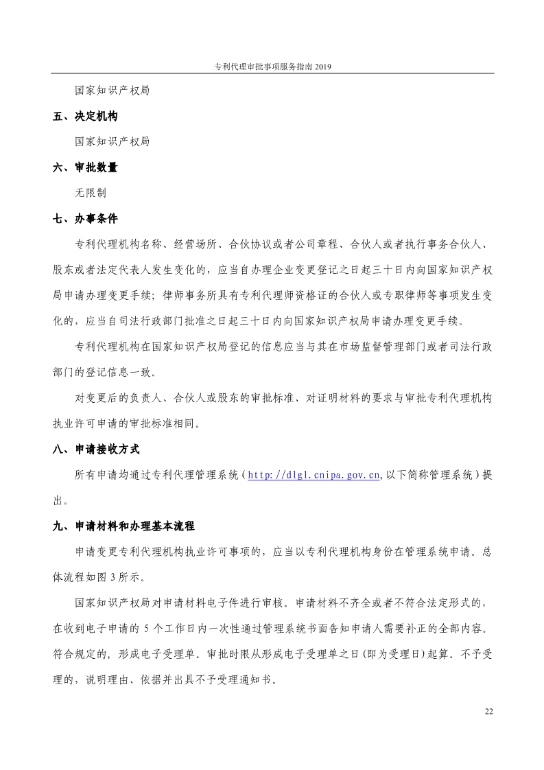 2019最新專利代理審批事項(xiàng)服務(wù)指南公布！（5.31起實(shí)施）