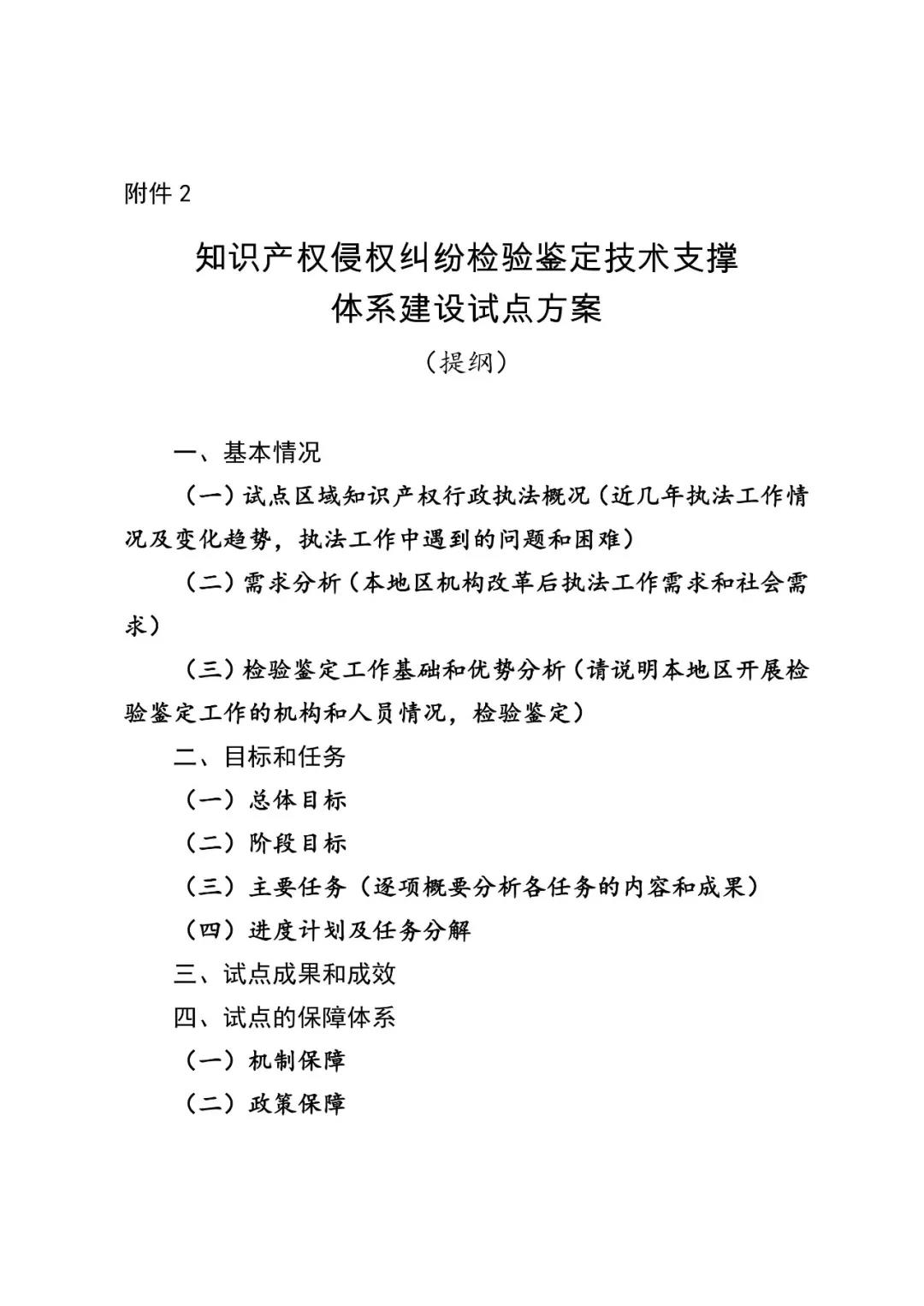 國(guó)知局：開展知識(shí)產(chǎn)權(quán)侵權(quán)糾紛檢驗(yàn)鑒定技術(shù)支撐體系建設(shè)試點(diǎn)工作