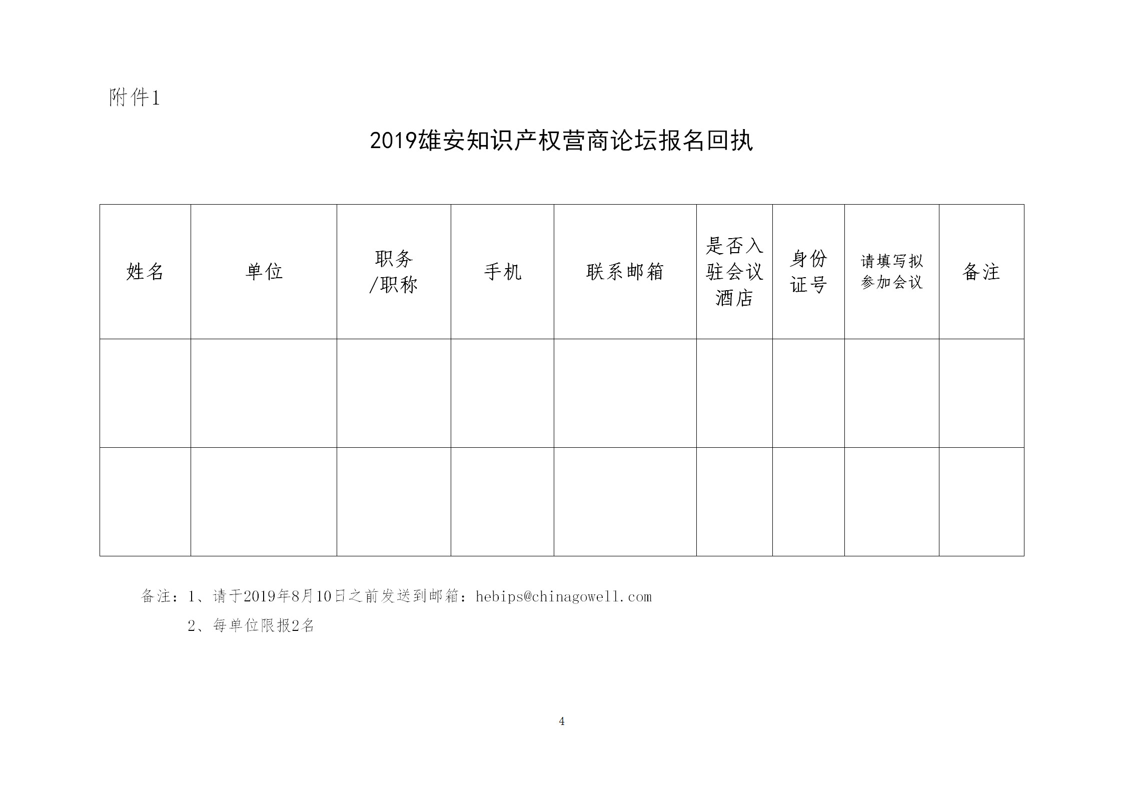 倒計(jì)時(shí)！“2019雄安知識(shí)產(chǎn)權(quán)營(yíng)商論壇”8月底即將舉辦