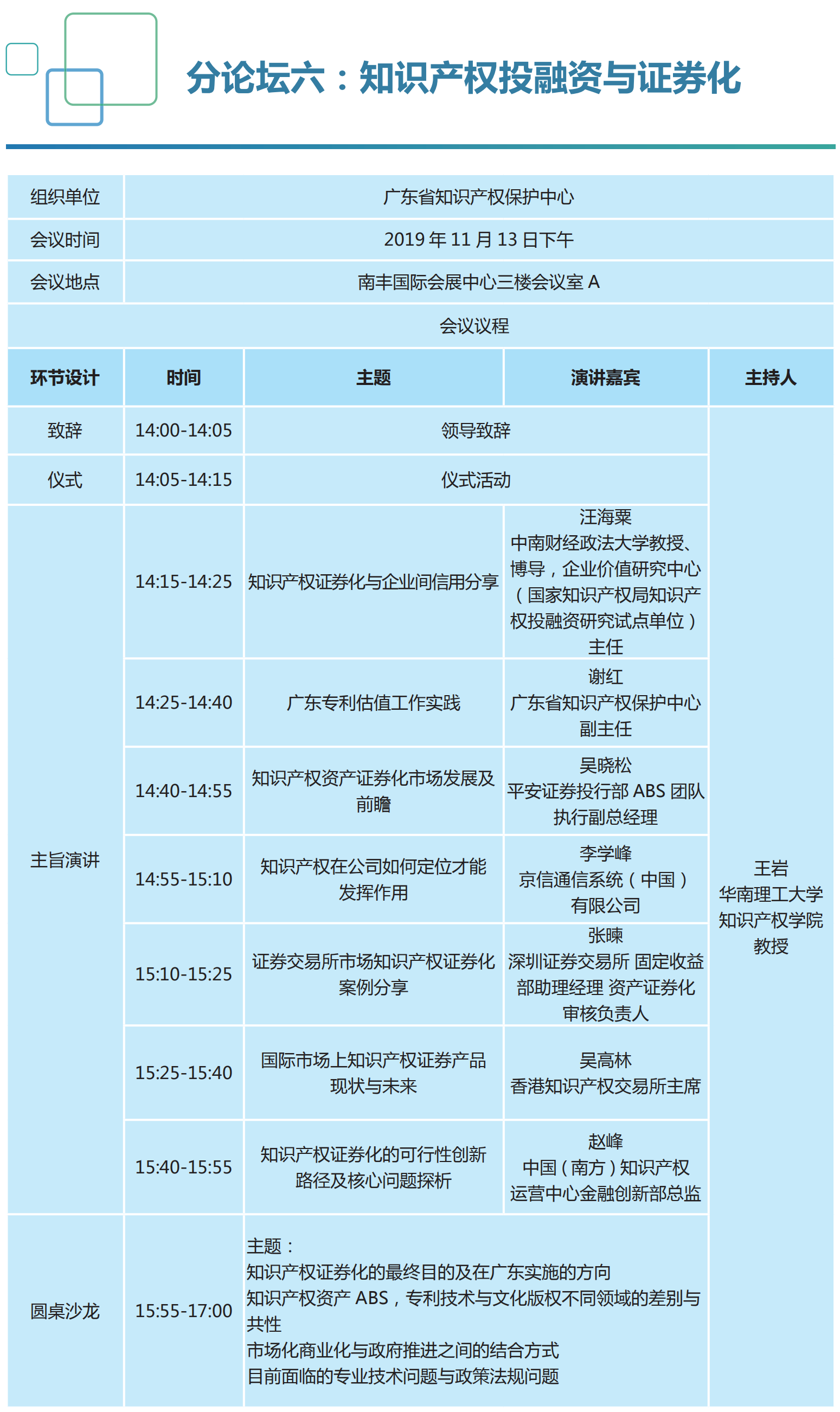 重磅來(lái)襲！2019知交會(huì)「知識(shí)產(chǎn)權(quán)珠江論壇」議程公布！