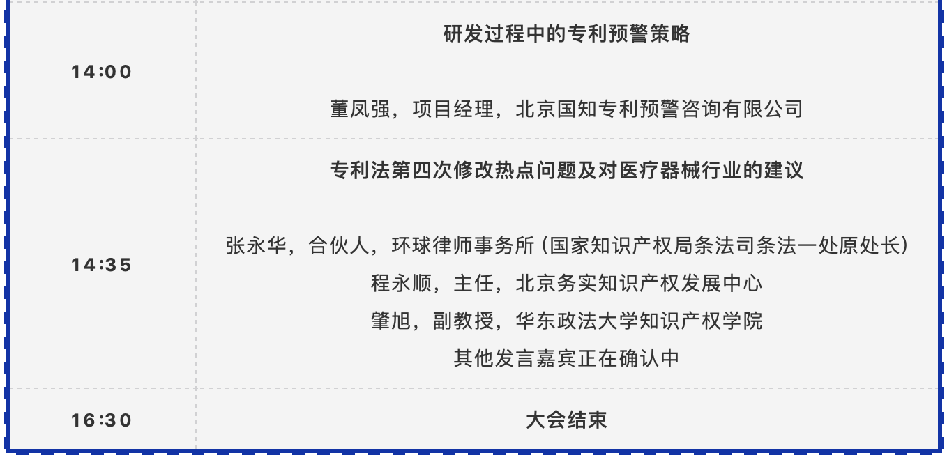 通知：中國醫(yī)療器械知識產(chǎn)權(quán)峰會2020將延期至6月5-6日舉辦！