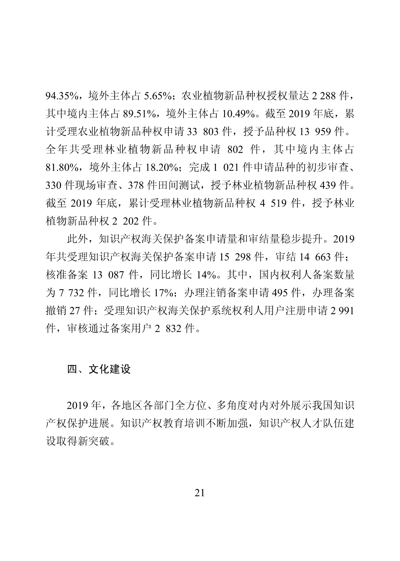 國知局：2019年中國知識產權保護狀況（全文發(fā)布）