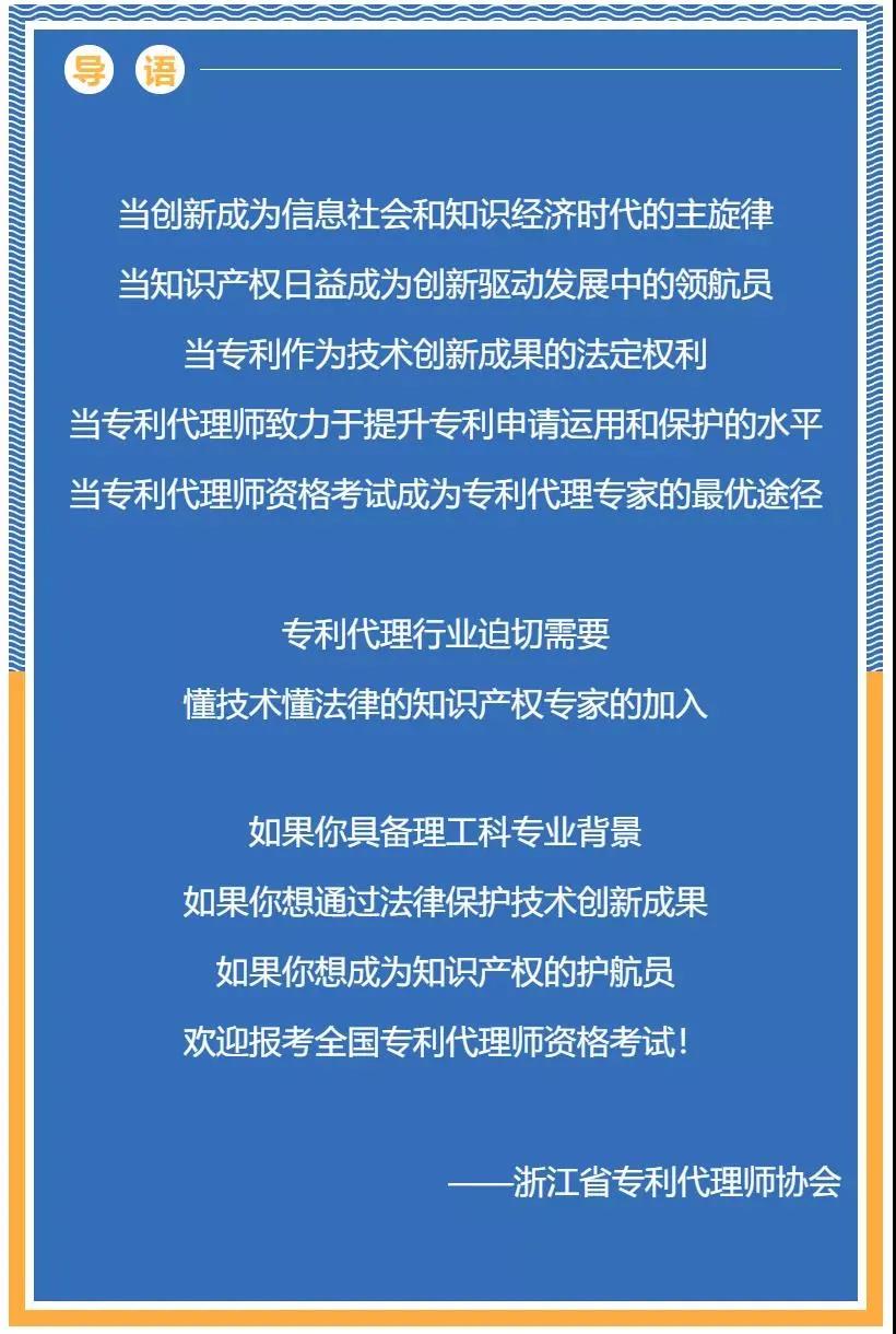 專利代理師資格考試 | 報名截止8月21日