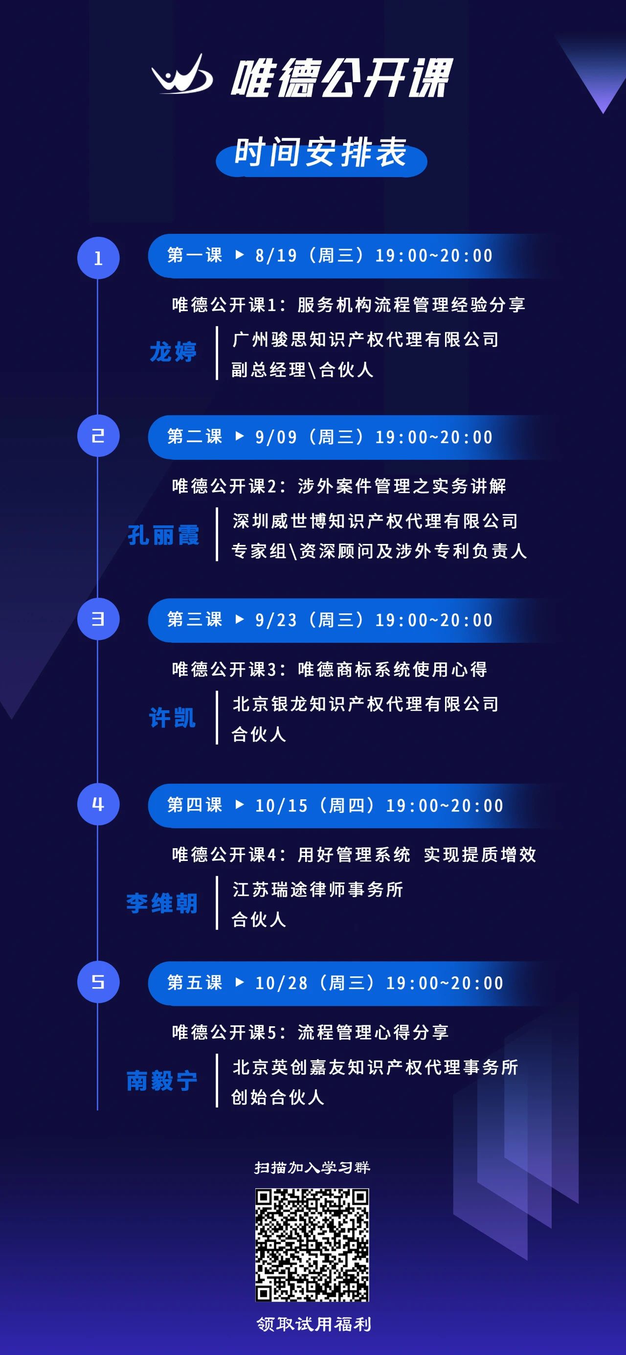 今晚19：00直播！知識產權服務機構流程管理經驗分享