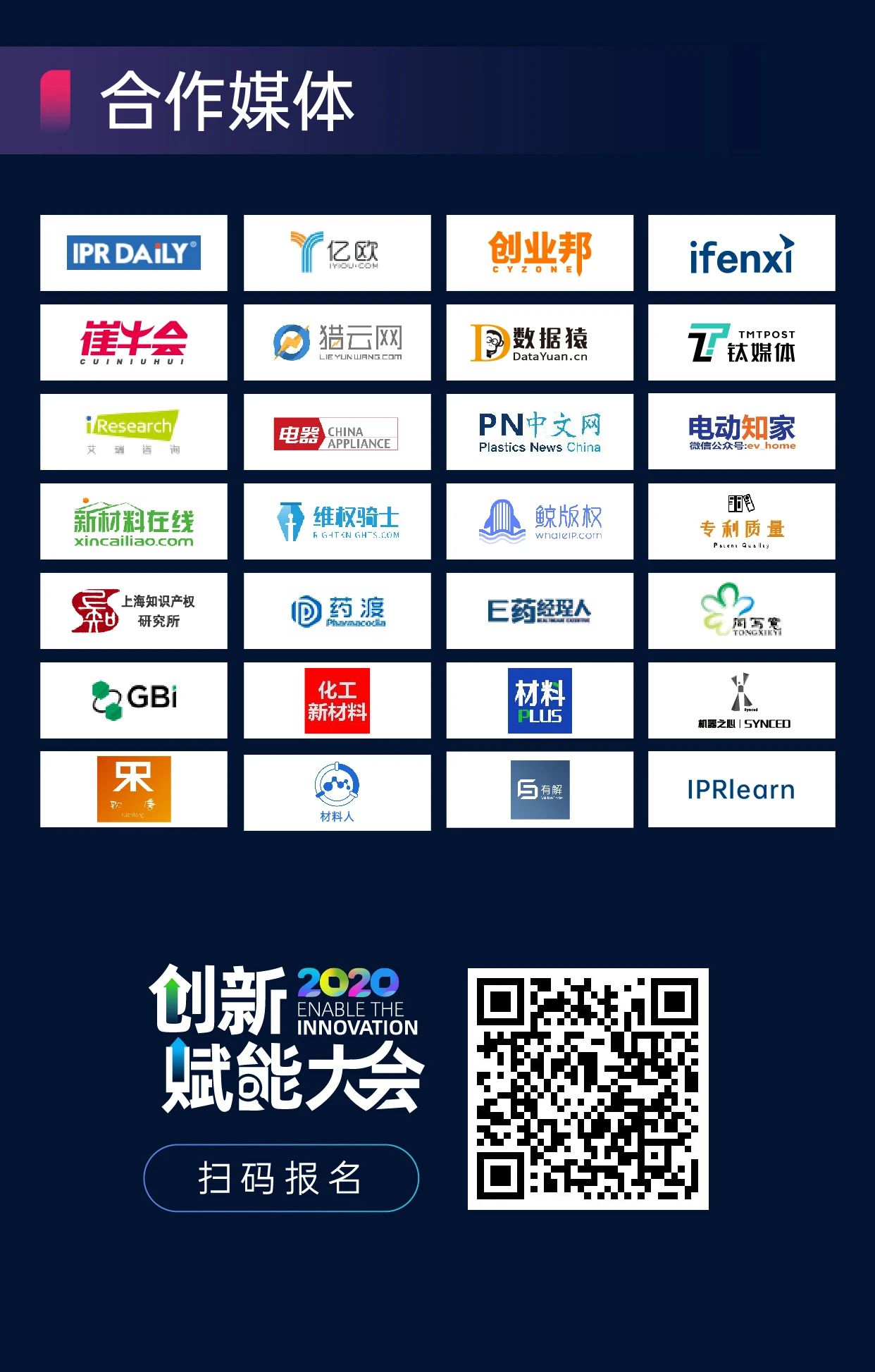 IBM/海爾/阿斯利康/微創(chuàng)醫(yī)療IP總齊聚上海，2020智慧芽創(chuàng)新賦能大會(huì)報(bào)名中！