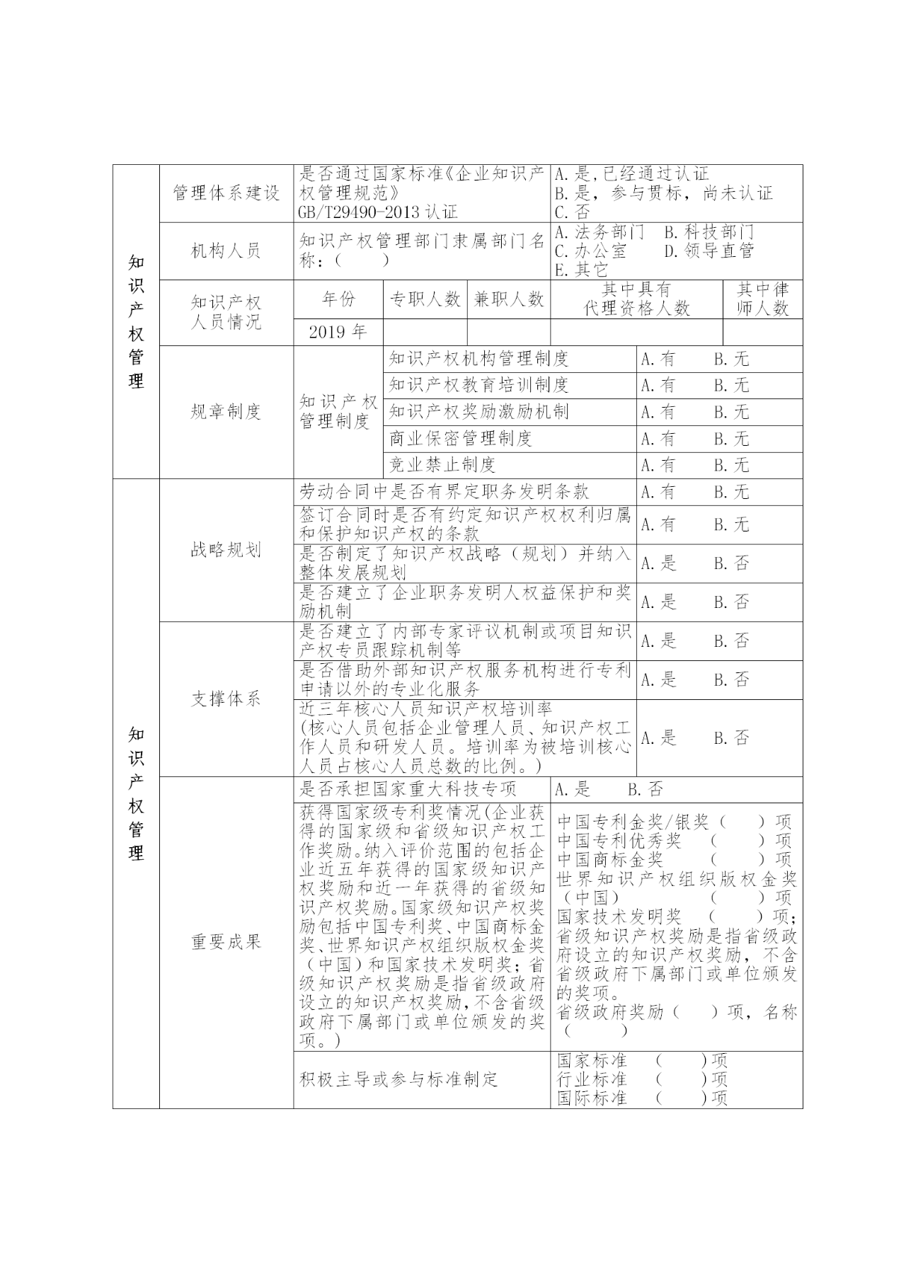 國家知識(shí)產(chǎn)權(quán)示范企業(yè)和優(yōu)勢(shì)企業(yè)典型案例征集遴選和年度考核工作開始！