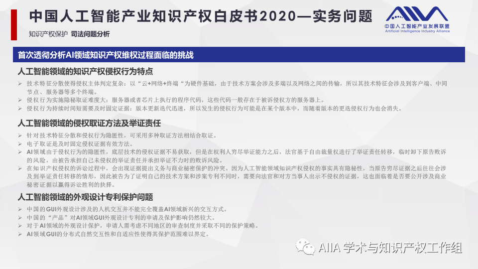 《中國人工智能產(chǎn)業(yè)知識產(chǎn)權白皮書2020》已于2021年2月3日正式發(fā)布