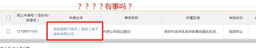 “我命油我不油天”商標(biāo)被搶注！此前擬注冊為公司名被駁回