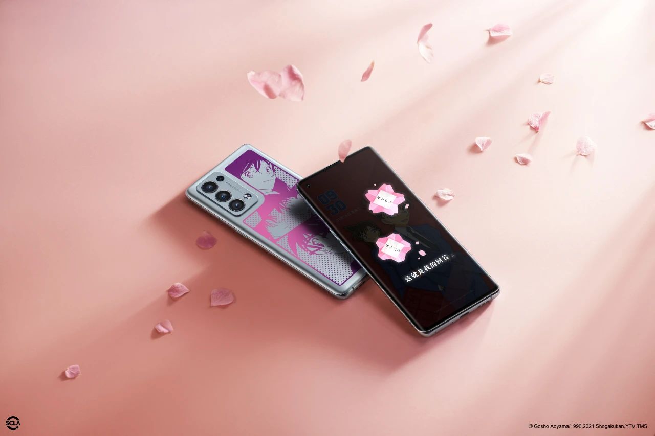 OPPO Reno6 Pro+ 柯南限定版發(fā)布，電致變色方案，聯(lián)名元素拉滿