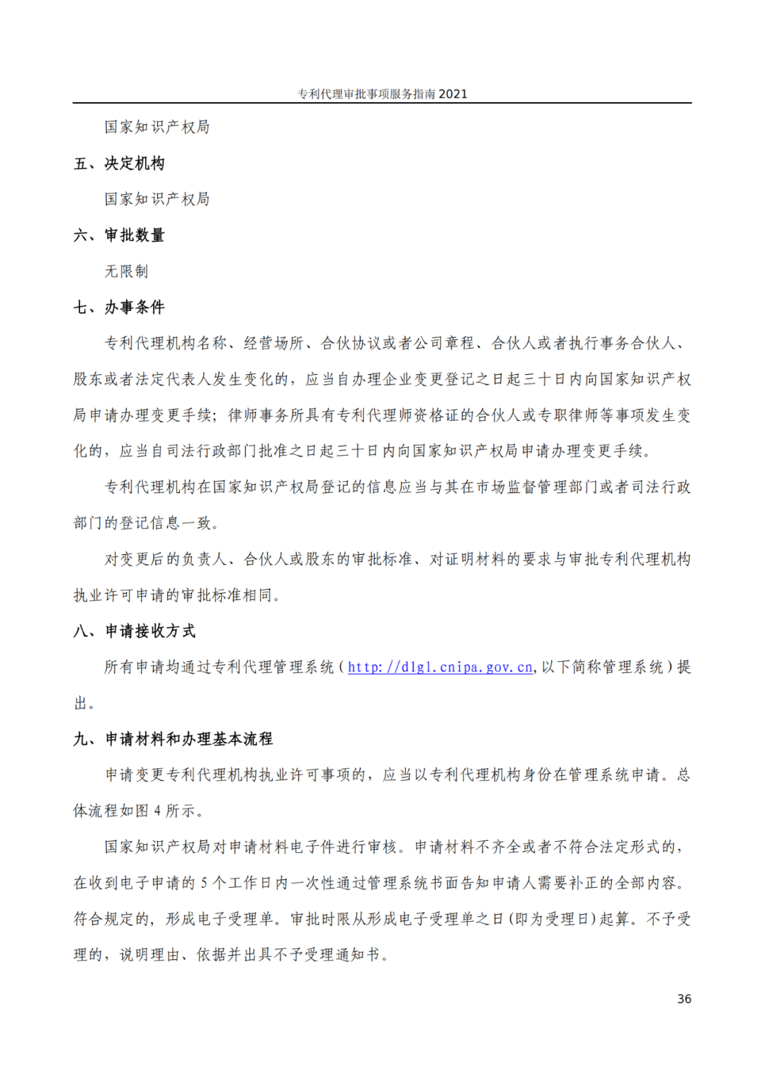 最新！2021年專利代理審批事項(xiàng)服務(wù)指南發(fā)布