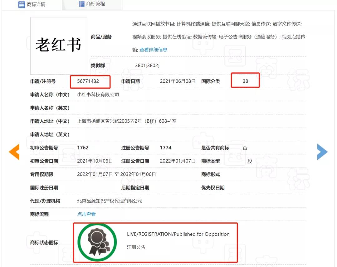 小紅書(shū)注冊(cè)“老紅書(shū)”商標(biāo)引發(fā)的熱議