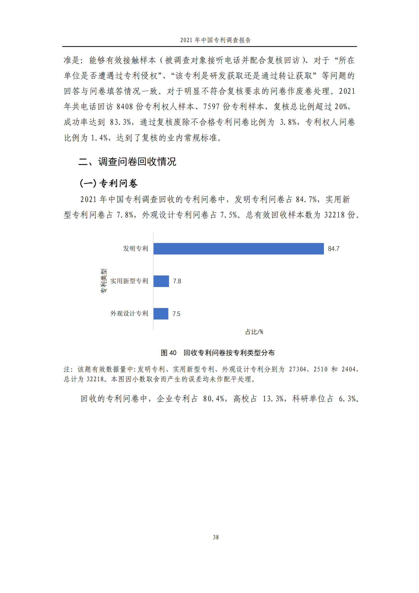 國(guó)知局發(fā)布《2021年中國(guó)專利調(diào)查報(bào)告》全文！