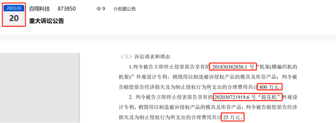 半年內被起訴侵犯10項專利索賠超8000萬，如今一審贏了