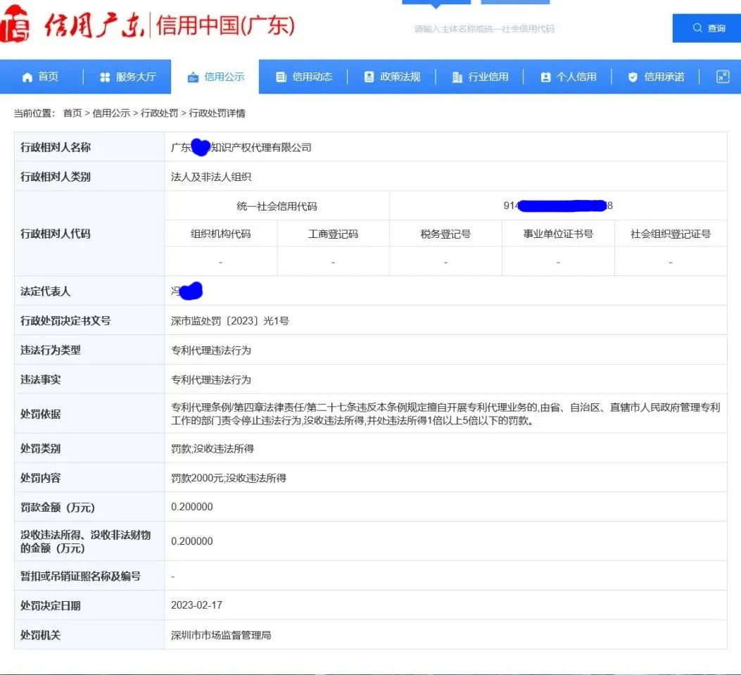 這3家知識產權代理機構因擅自開展專利代理業(yè)務，被罰8萬余元！