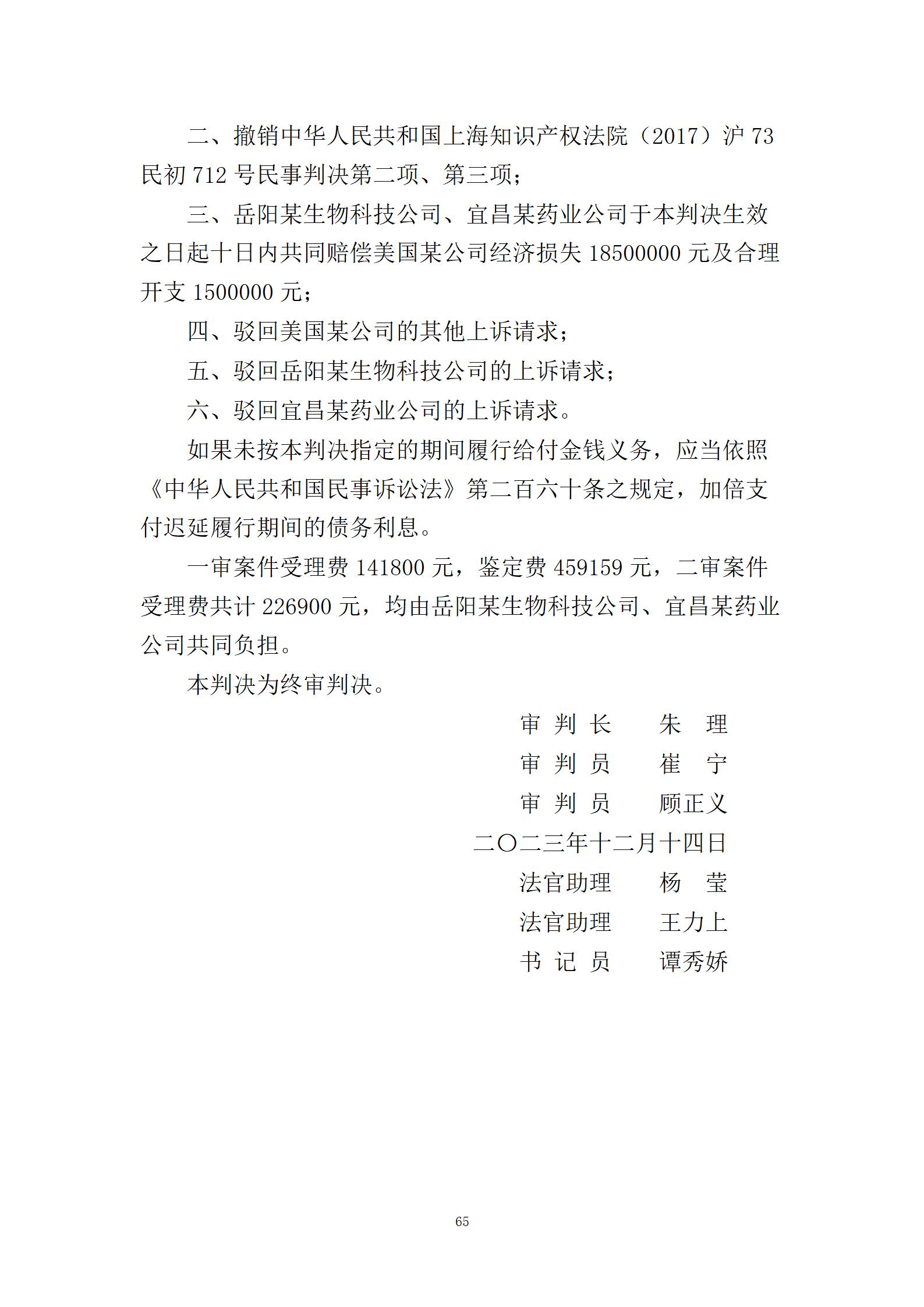 終審判賠2000萬(wàn)！中美醫(yī)藥領(lǐng)域6年專利糾紛塵埃落定