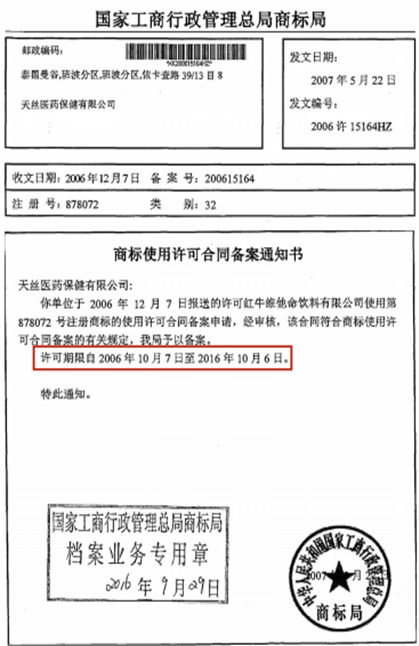 最新終審判決！立即停止銷售“紅牛維生素功能飲料”并賠償！