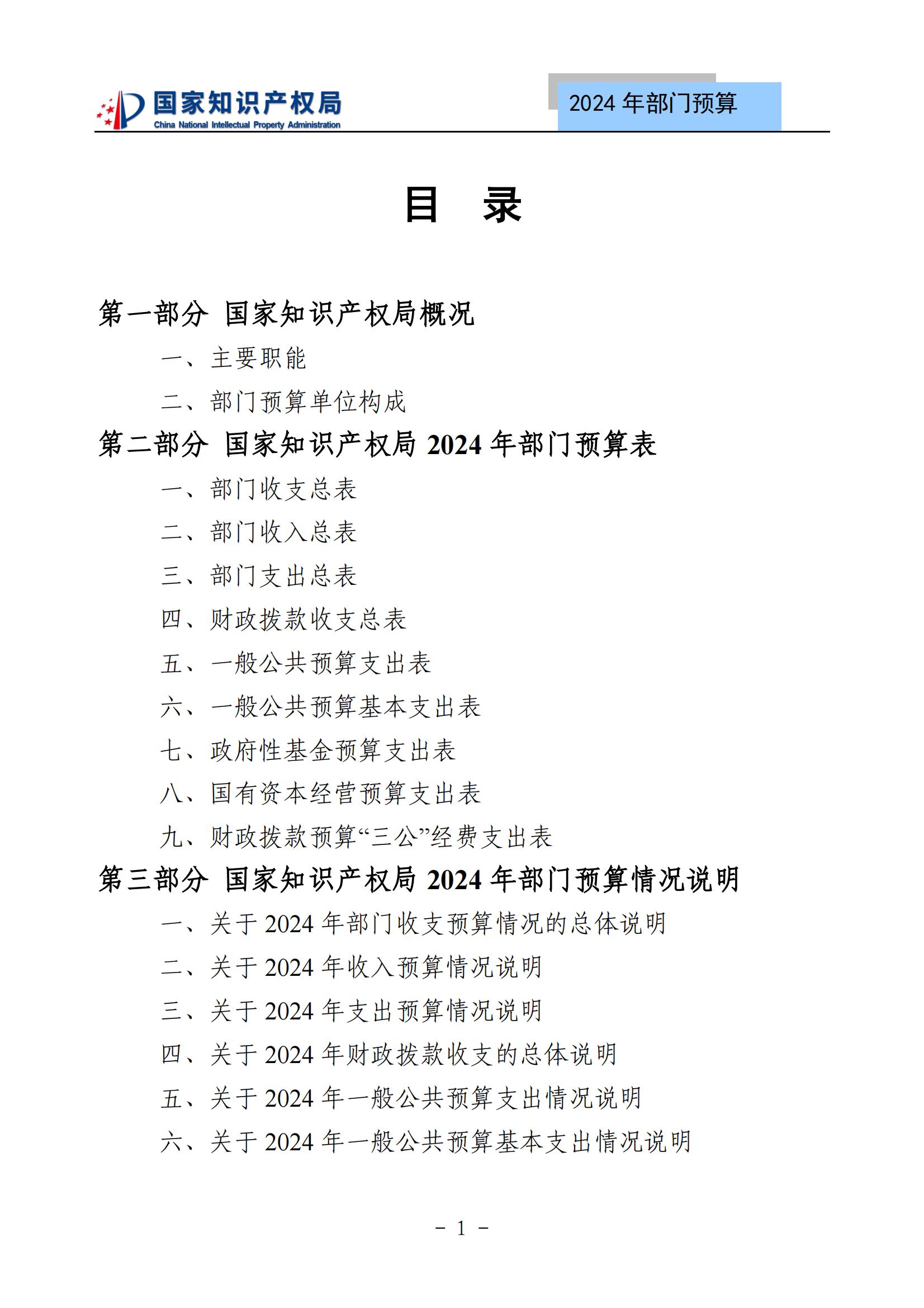 國知局：2024年專利審查費(fèi)預(yù)算50.6億元，績效指標(biāo)發(fā)明與實(shí)用新型新申請(qǐng)分類出案總量≥479萬件