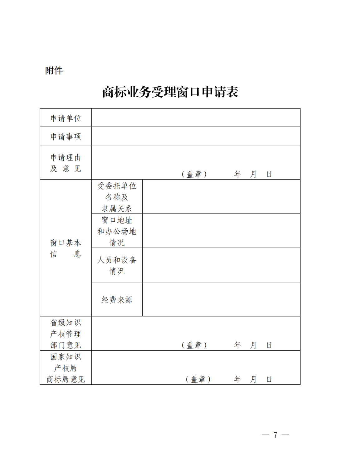 國知局：《商標(biāo)業(yè)務(wù)受理窗口運行管理工作指引》全文印發(fā)！