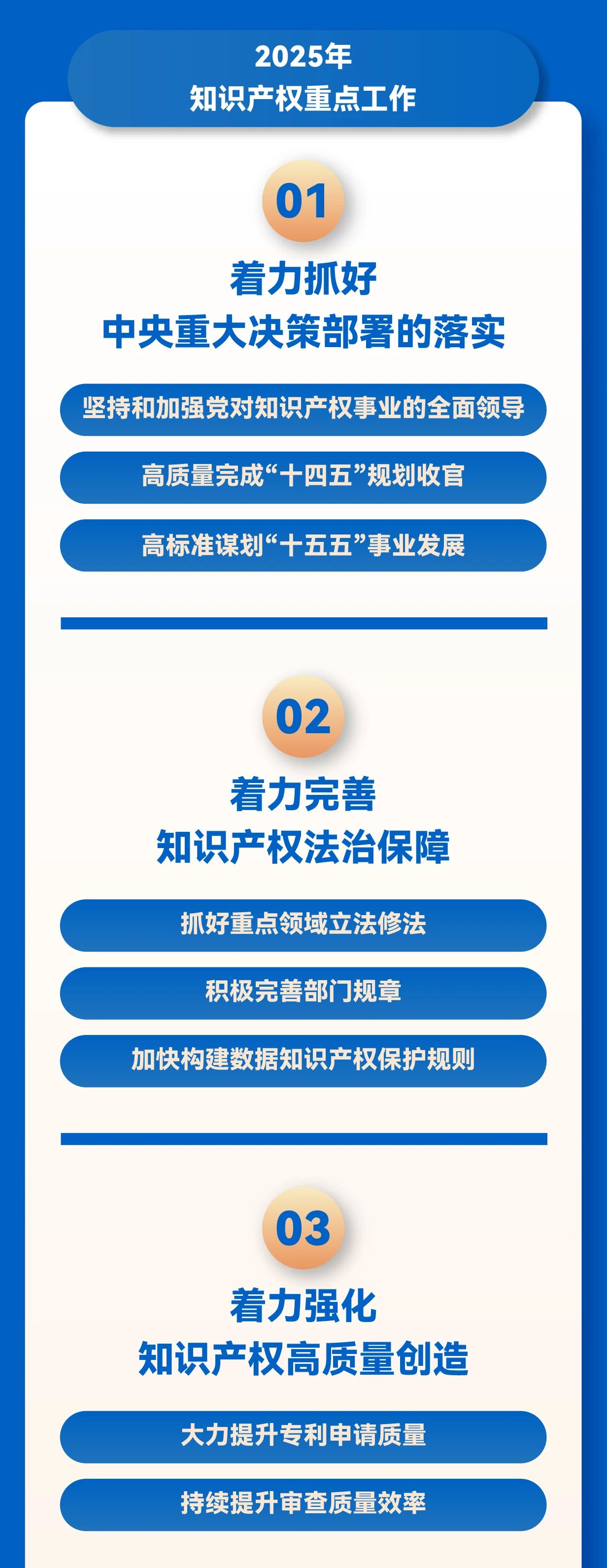 秒懂！2025年全國(guó)知識(shí)產(chǎn)權(quán)局局長(zhǎng)會(huì)議工作報(bào)告