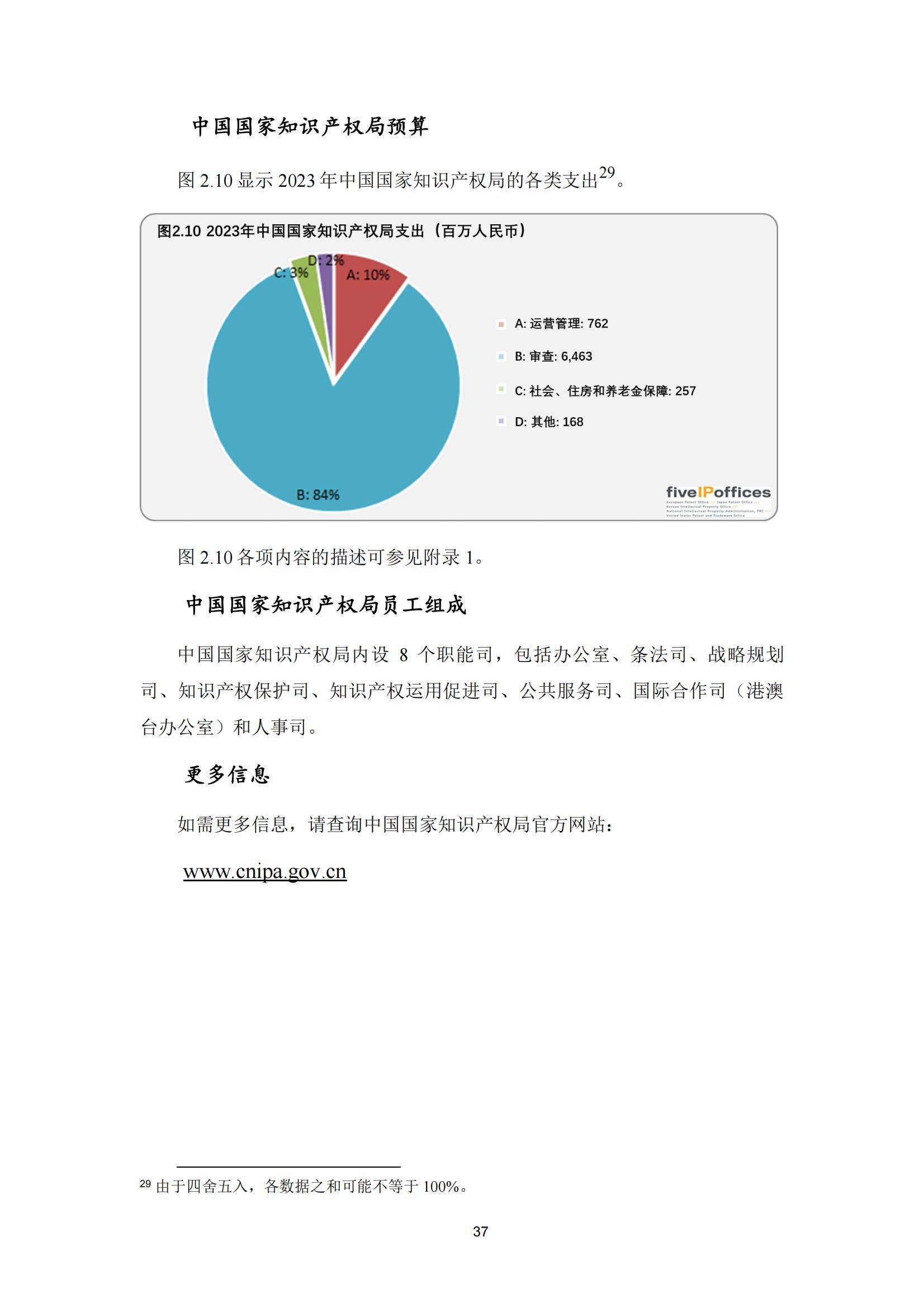 國知局：《2023年世界五大知識產(chǎn)權(quán)局統(tǒng)計(jì)報告》（中英文版）