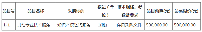 50萬！石泉縣采購2024年知識產(chǎn)權(quán)保護(hù)體系建設(shè)項(xiàng)目咨詢服務(wù)