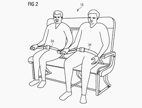 空客又申請座位設(shè)計奇葩專利