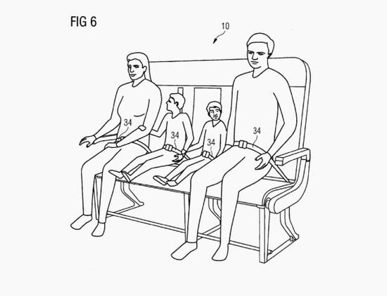空客又申請座位設(shè)計奇葩專利