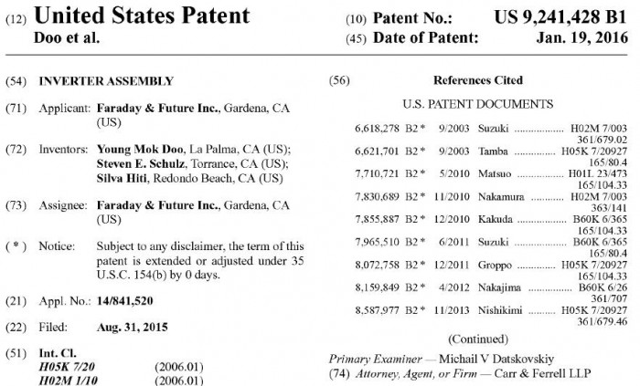 聽說法拉第未來獲得了一個逆變器專利，這里有關(guān)于它的解析