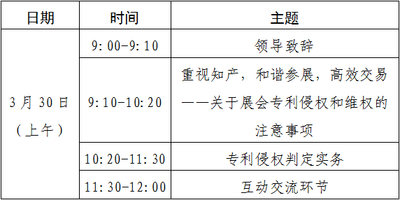 「企業(yè)展會(huì)知識(shí)產(chǎn)權(quán)保護(hù)能力提升培訓(xùn)班」即將開(kāi)班啦！