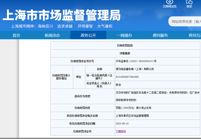 #晨報(bào)#教育部：高校專利授權(quán)量10年間增至30.8萬項(xiàng)，增幅達(dá)346.4%；德馬格上海公司遭罰2萬元，涉發(fā)布虛標(biāo)專利違法廣告